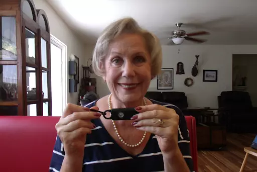 The Hootie personal safety alarm that Martha Wilson credits with preventing a potentially dangerous situation