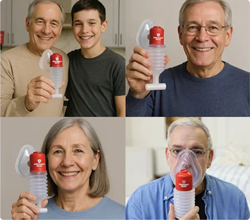 A person and child posing for a picture